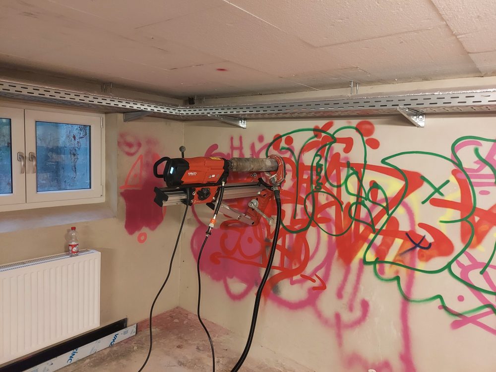 Kernbohrung im praktischen Einsatz – Beispielfoto aus einem unserer Projekte