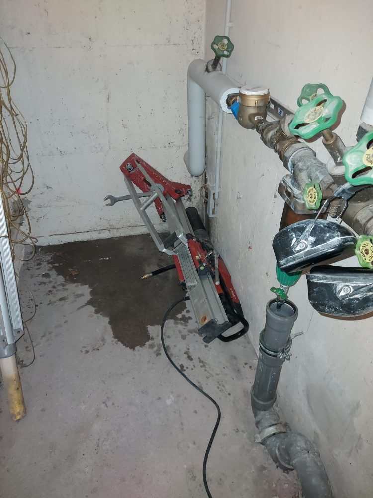 Kernbohrung im praktischen Einsatz – Beispielfoto aus einem unserer Projekte