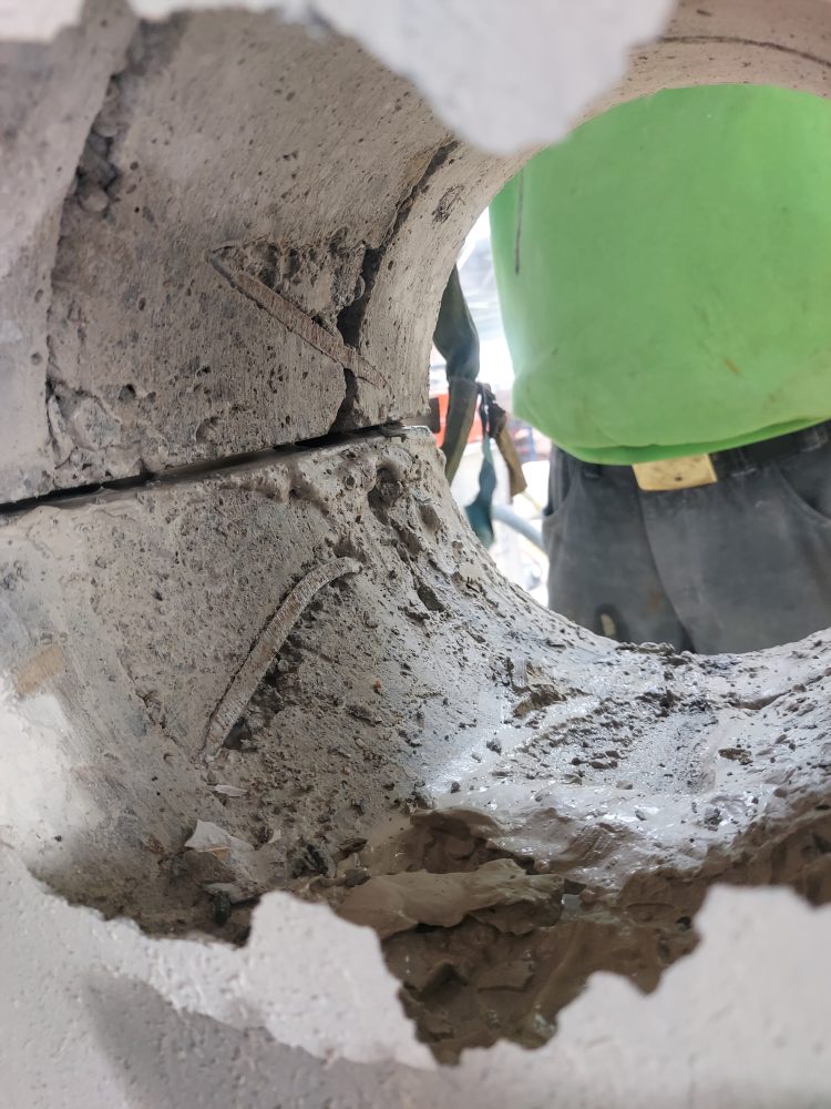 Kernbohrung im praktischen Einsatz – Beispielfoto aus einem unserer Projekte