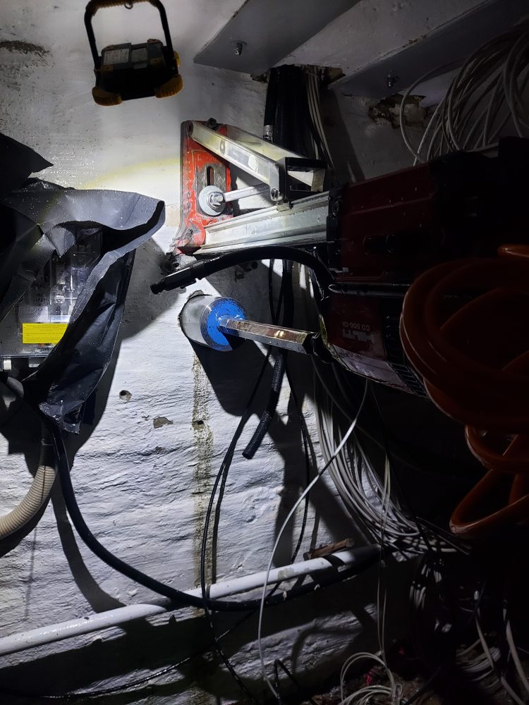 Kernbohrung im praktischen Einsatz – Beispielfoto aus einem unserer Projekte