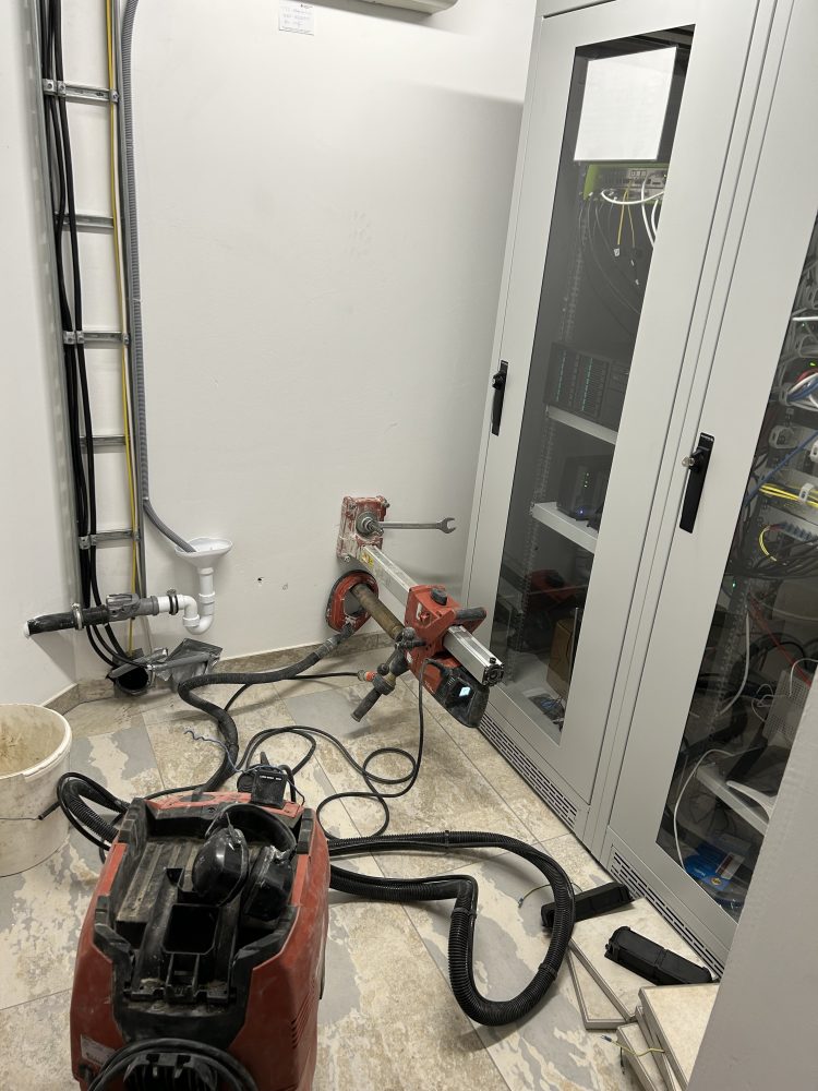 Kernbohrung im praktischen Einsatz – Beispielfoto aus einem unserer Projekte