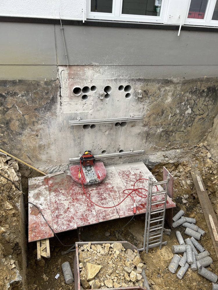Kernbohrung im praktischen Einsatz – Beispielfoto aus einem unserer Projekte