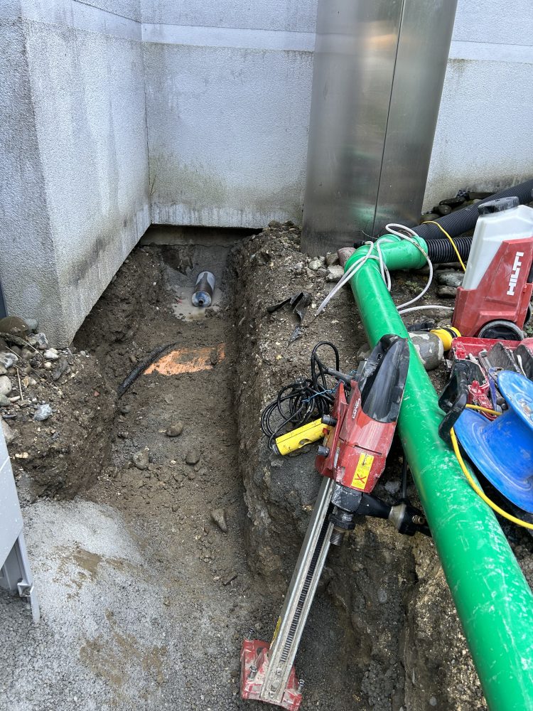Kernbohrung im praktischen Einsatz – Beispielfoto aus einem unserer Projekte