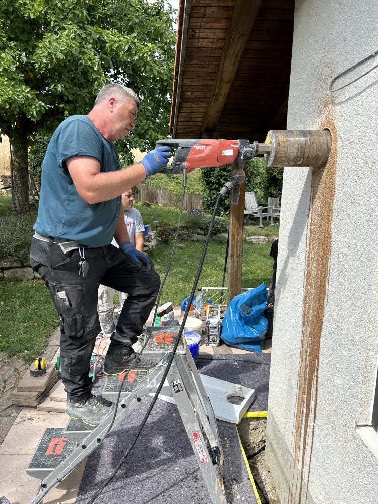 Kernbohrung im praktischen Einsatz – Beispielfoto aus einem unserer Projekte