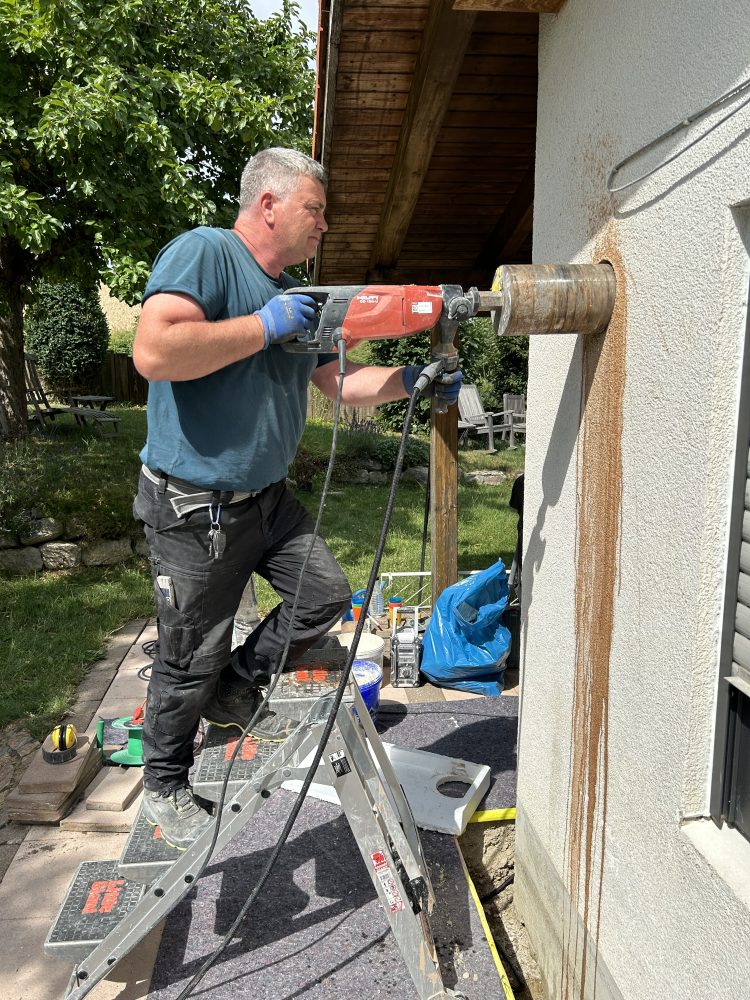 Kernbohrung im praktischen Einsatz – Beispielfoto aus einem unserer Projekte