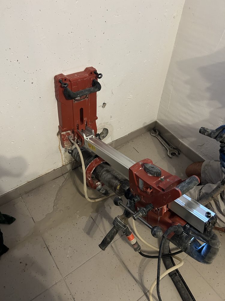 Kernbohrung im praktischen Einsatz – Beispielfoto aus einem unserer Projekte
