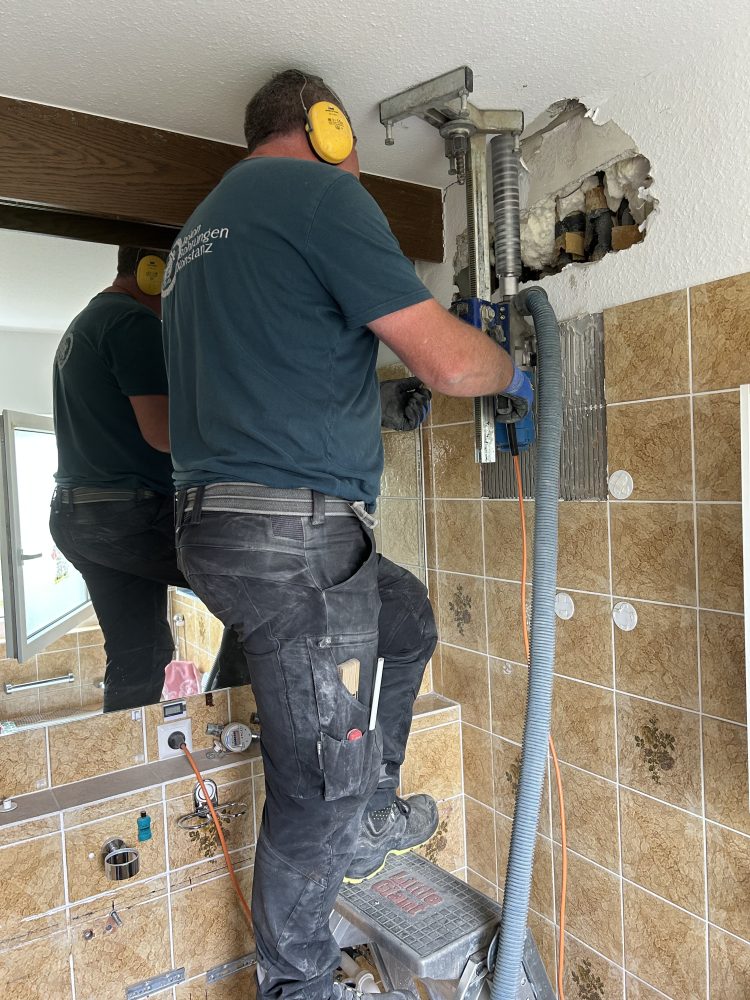 Kernbohrung im praktischen Einsatz – Beispielfoto aus einem unserer Projekte