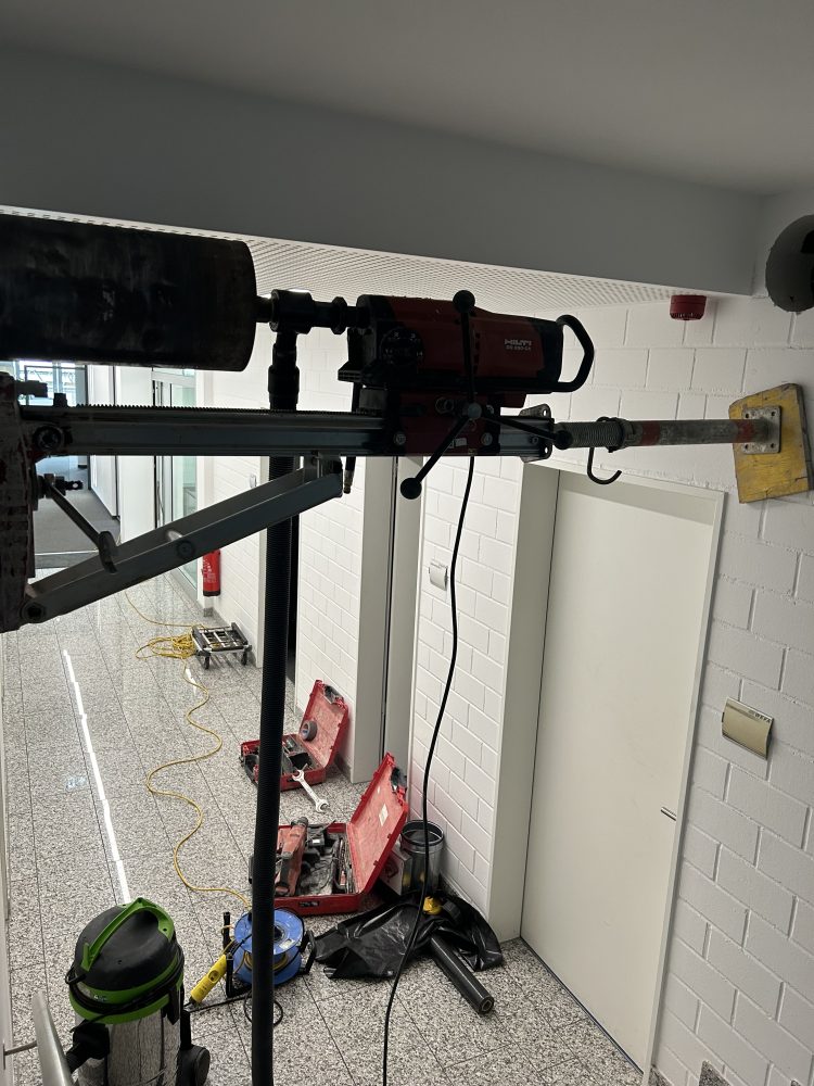 Kernbohrung im praktischen Einsatz – Beispielfoto aus einem unserer Projekte