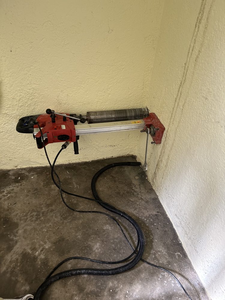 Kernbohrung im praktischen Einsatz – Beispielfoto aus einem unserer Projekte