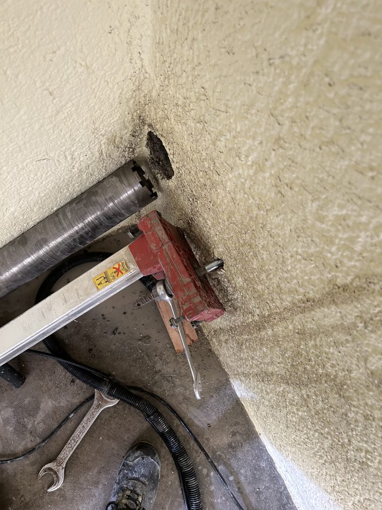 Kernbohrung im praktischen Einsatz – Beispielfoto aus einem unserer Projekte