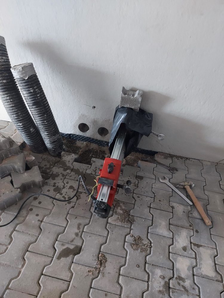 Kernbohrung im praktischen Einsatz – Beispielfoto aus einem unserer Projekte