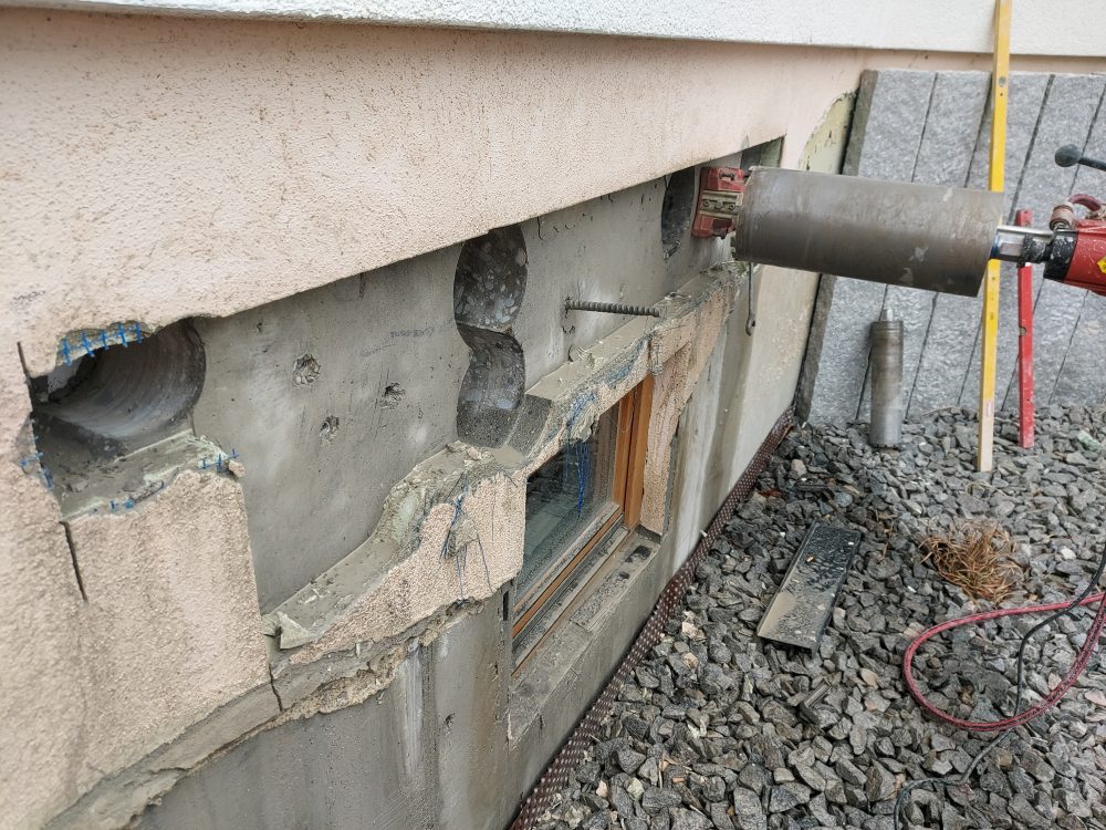 Kernbohrung im praktischen Einsatz – Beispielfoto aus einem unserer Projekte