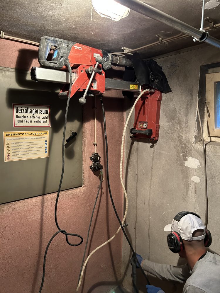 Kernbohrung im praktischen Einsatz – Beispielfoto aus einem unserer Projekte