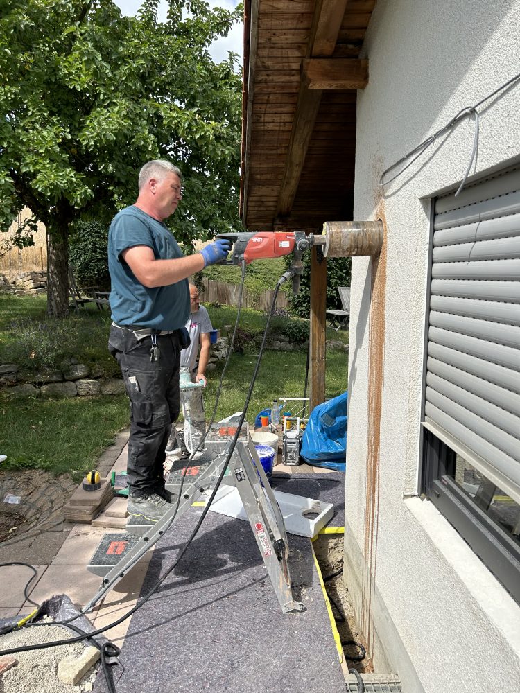 Kernbohrung im praktischen Einsatz – Beispielfoto aus einem unserer Projekte